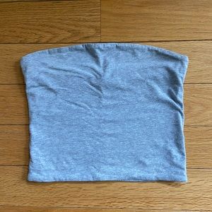 Grey tube top